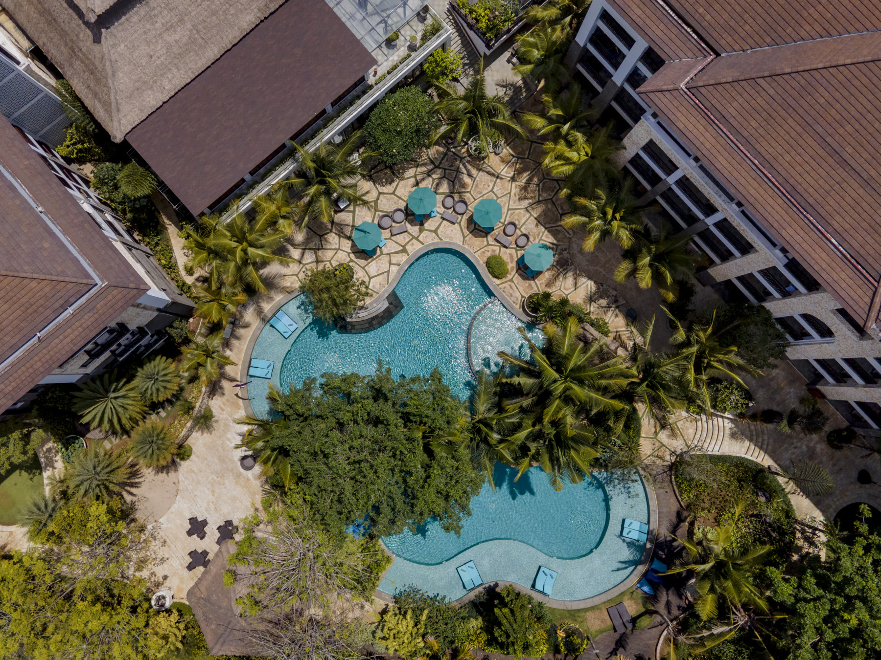 The swimming pool