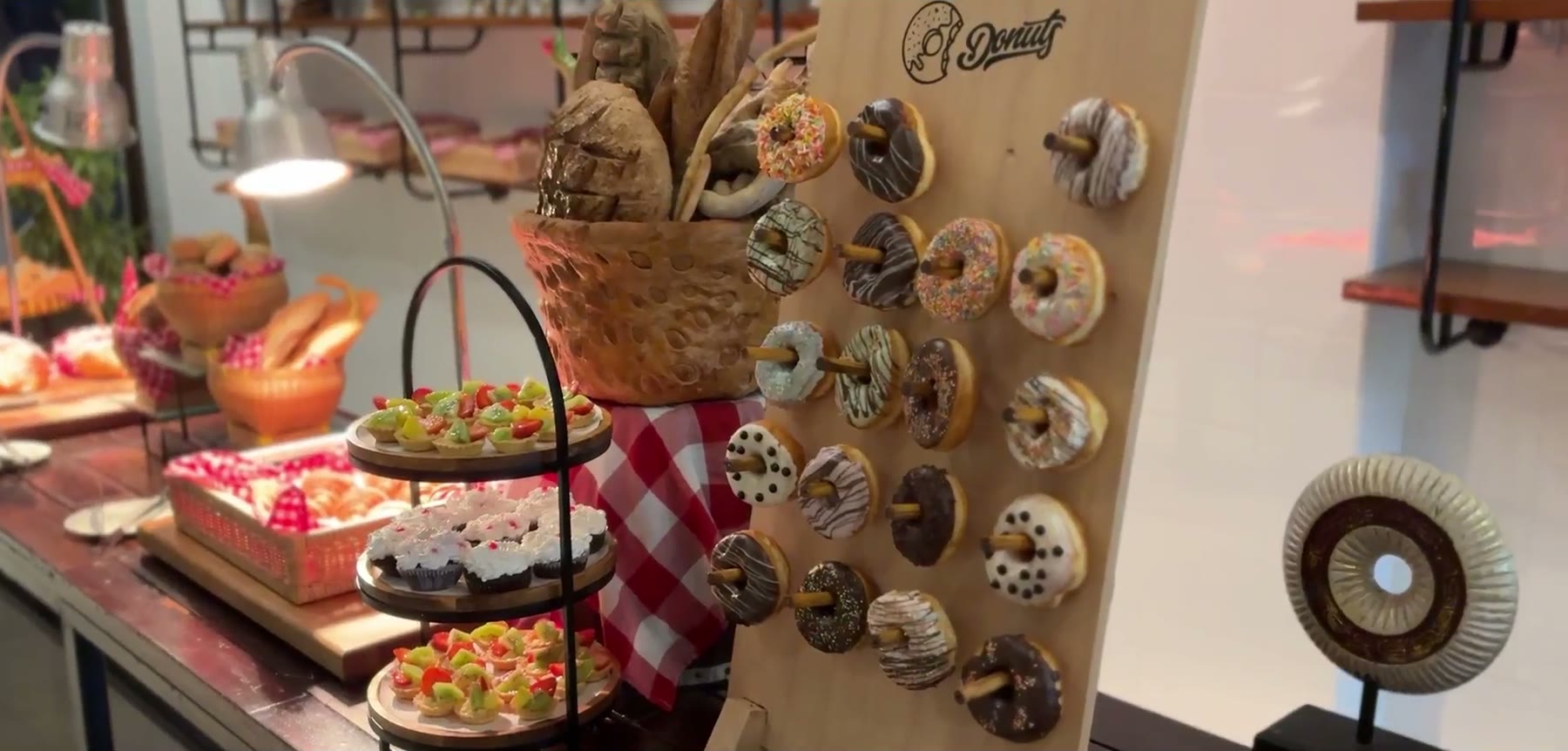 Pastry and dessert counter